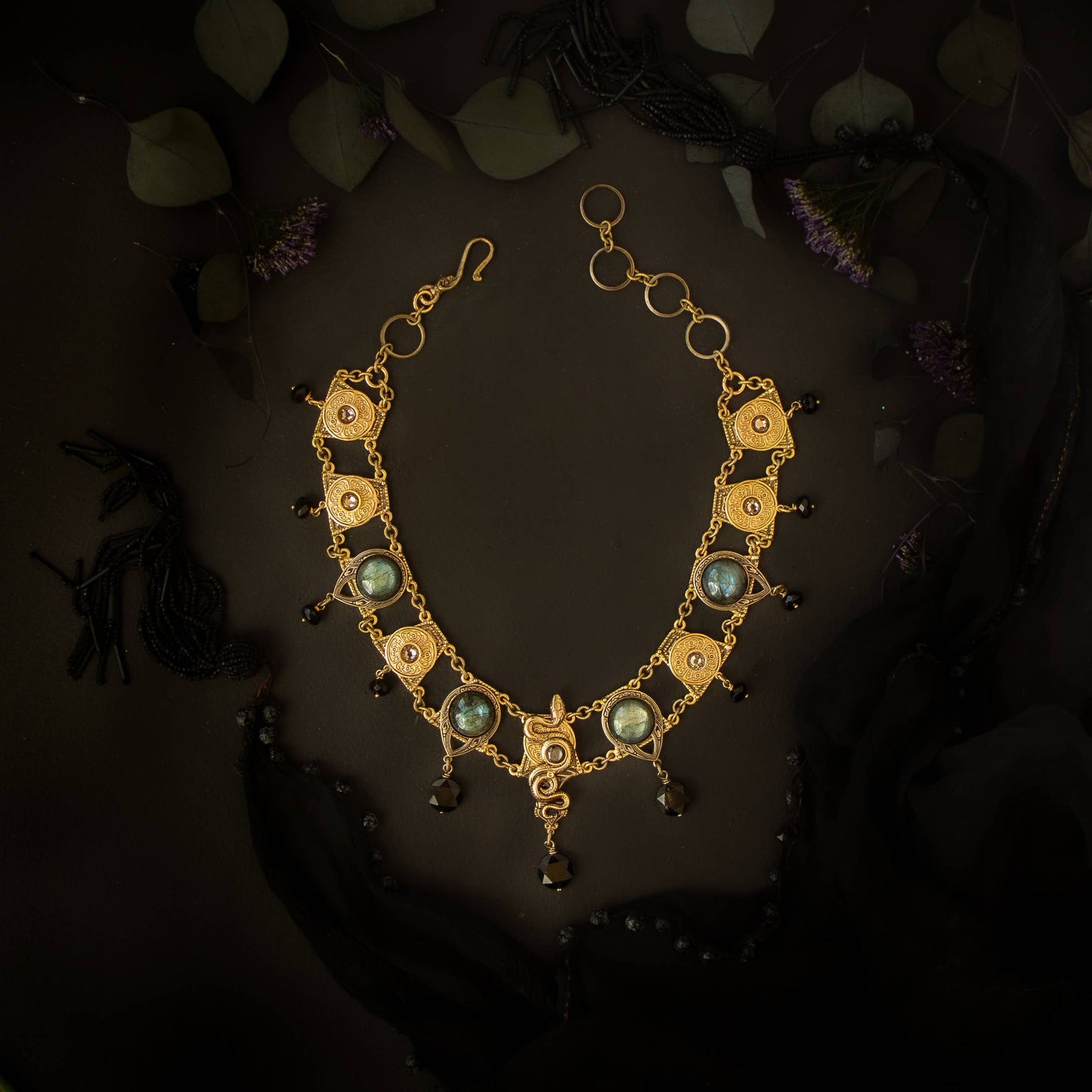 Rising Serpent Coin Collar