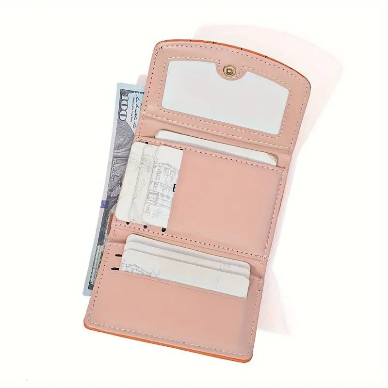 Halloween Pumpkin Print Faux Leather Wallet