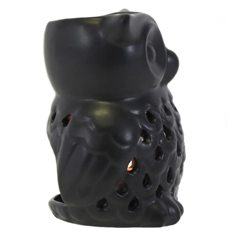 Black Owl Oil Burner and Wax Warmer image 1