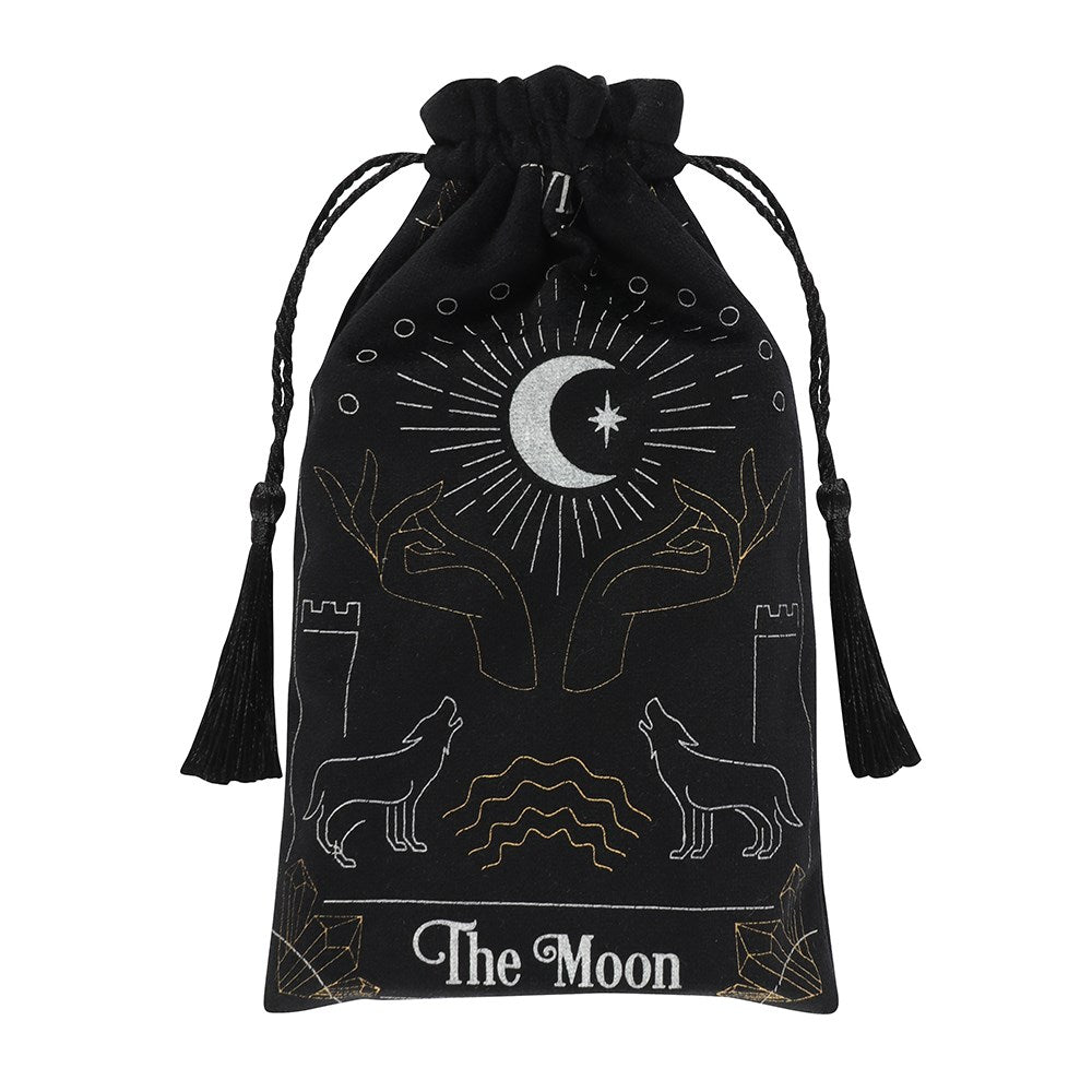 Moon Tarot Card Drawstring Pouch image 1