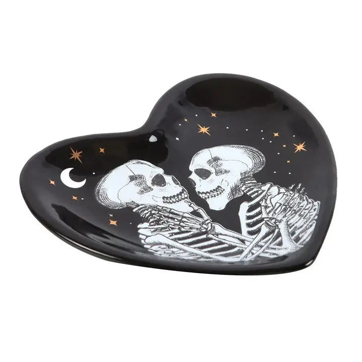 Skeleton Couple Heart Trinket Dish image 2