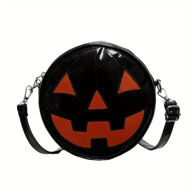 Pumpkin Face Crossbody Bag