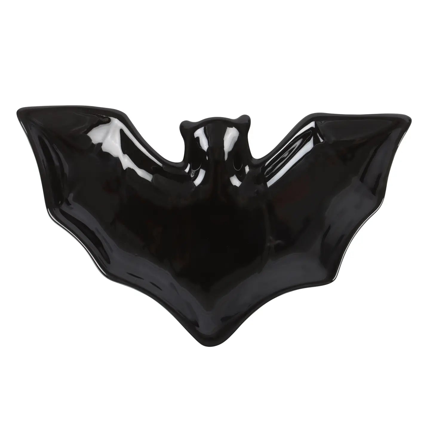 Gothic Halloween Black Bat Trinket Dish image 1
