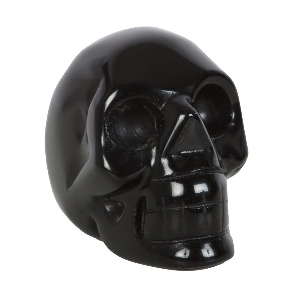 Black Obsidian Crystal Skull image 2