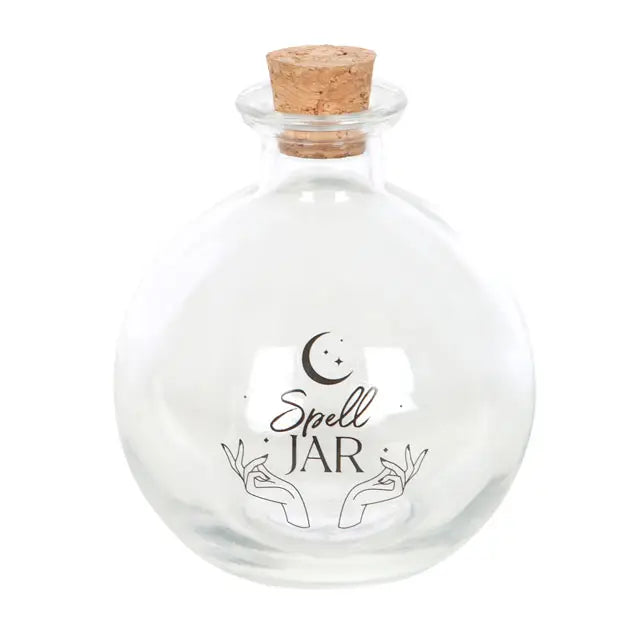 10cm Glass Magic Spell Jar with Recipe Booklet image 2