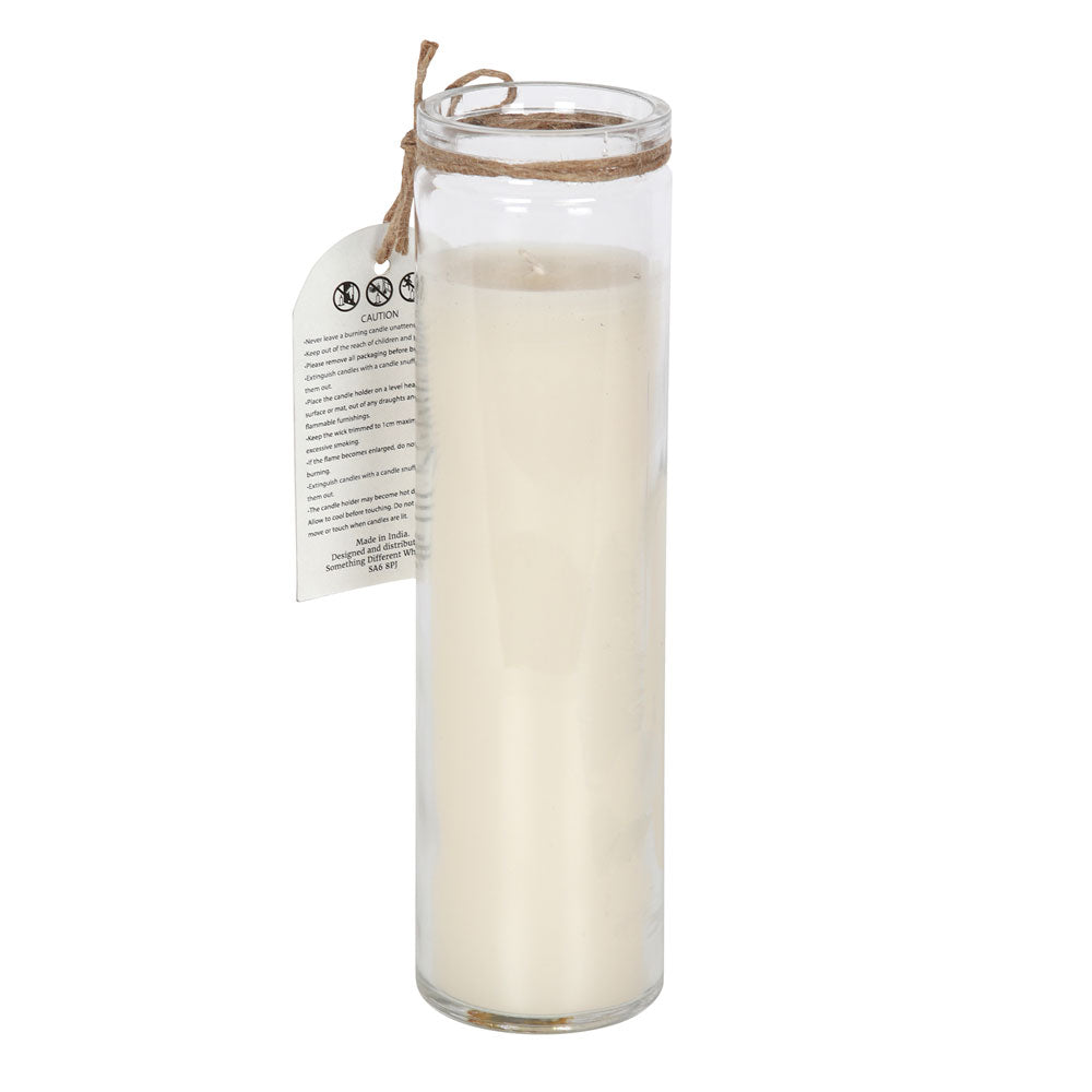 Moon Phase Coconut Tube Candle image 1