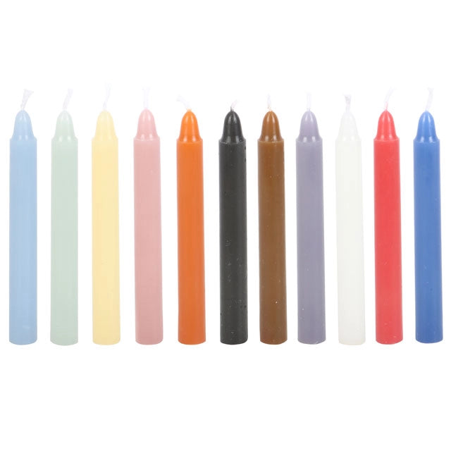 Pack of 12 Mixed Colour Magic Spell Candles image 2