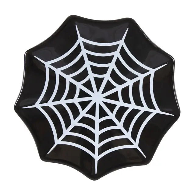 Gothic Spiderweb Halloween Trinket Dish image 0