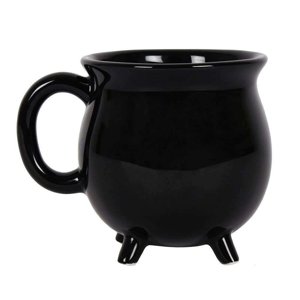 Blank Black Halloween Cauldron Mug