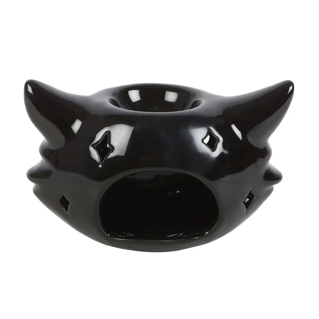 Spooky Black Cat Halloween Oil Burner image 2
