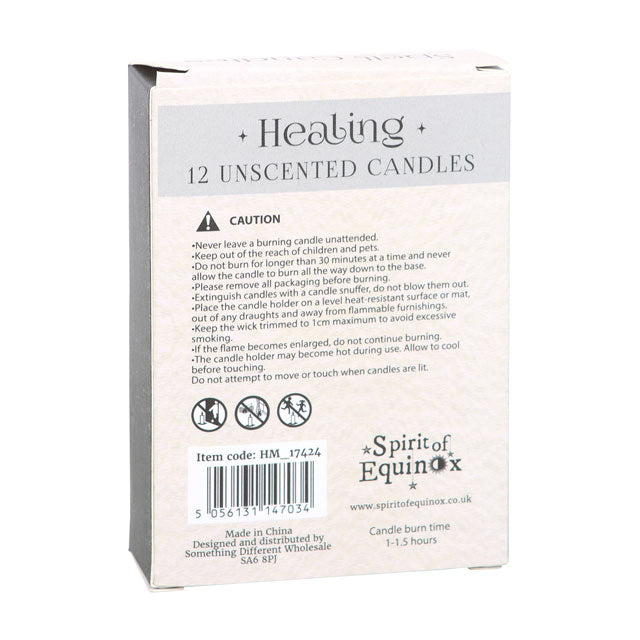 Pack of 12 White Healing Magic Spell Candles image 4