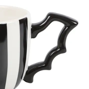 Gothic Striped Bat Wing Teacup image 4