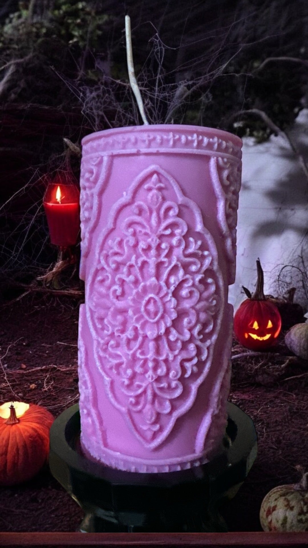 Gothic Majesty Pillar Candle