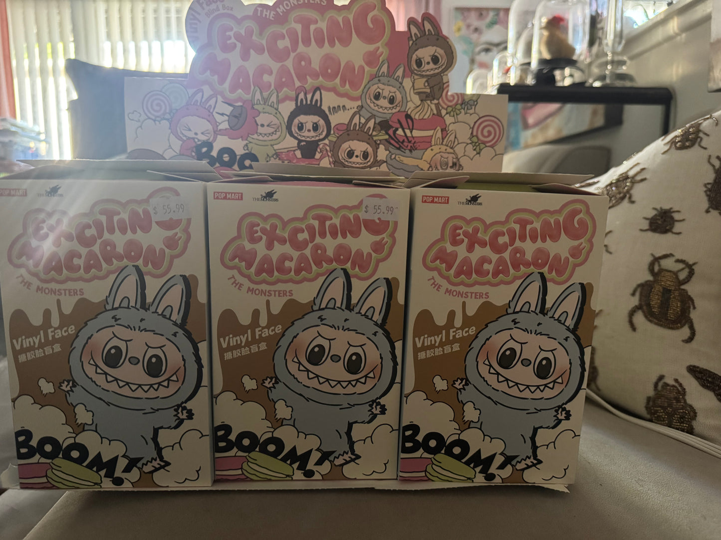 Labubu Exciting Macaroon Open boxes