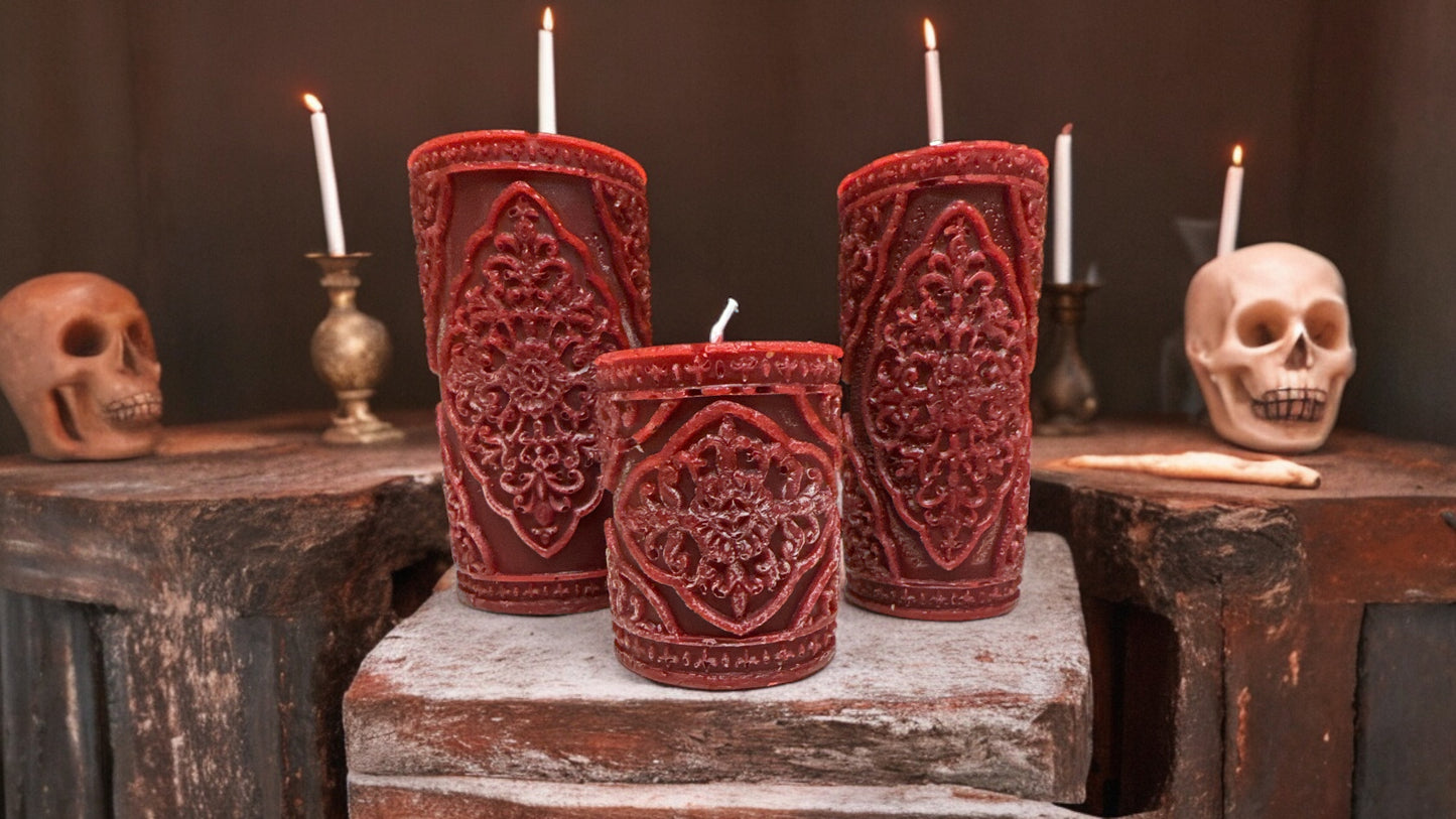 Gothic Majesty Pillar Candle