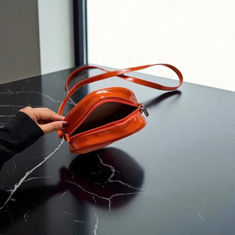 Pumpkin Face Crossbody Bag