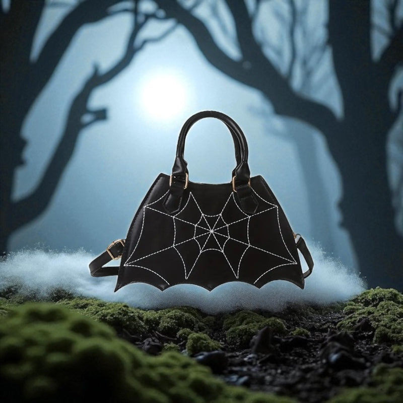 Gothic Bat Wing Crossbody Bag-2 Colors