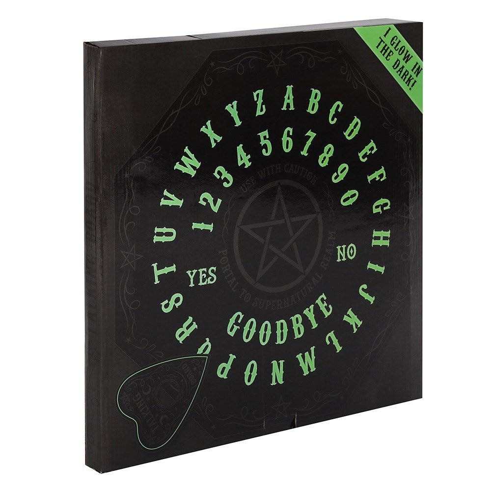 Gothic Halloween Glow in the Dark Octagon Ouija Spirit Board image 1