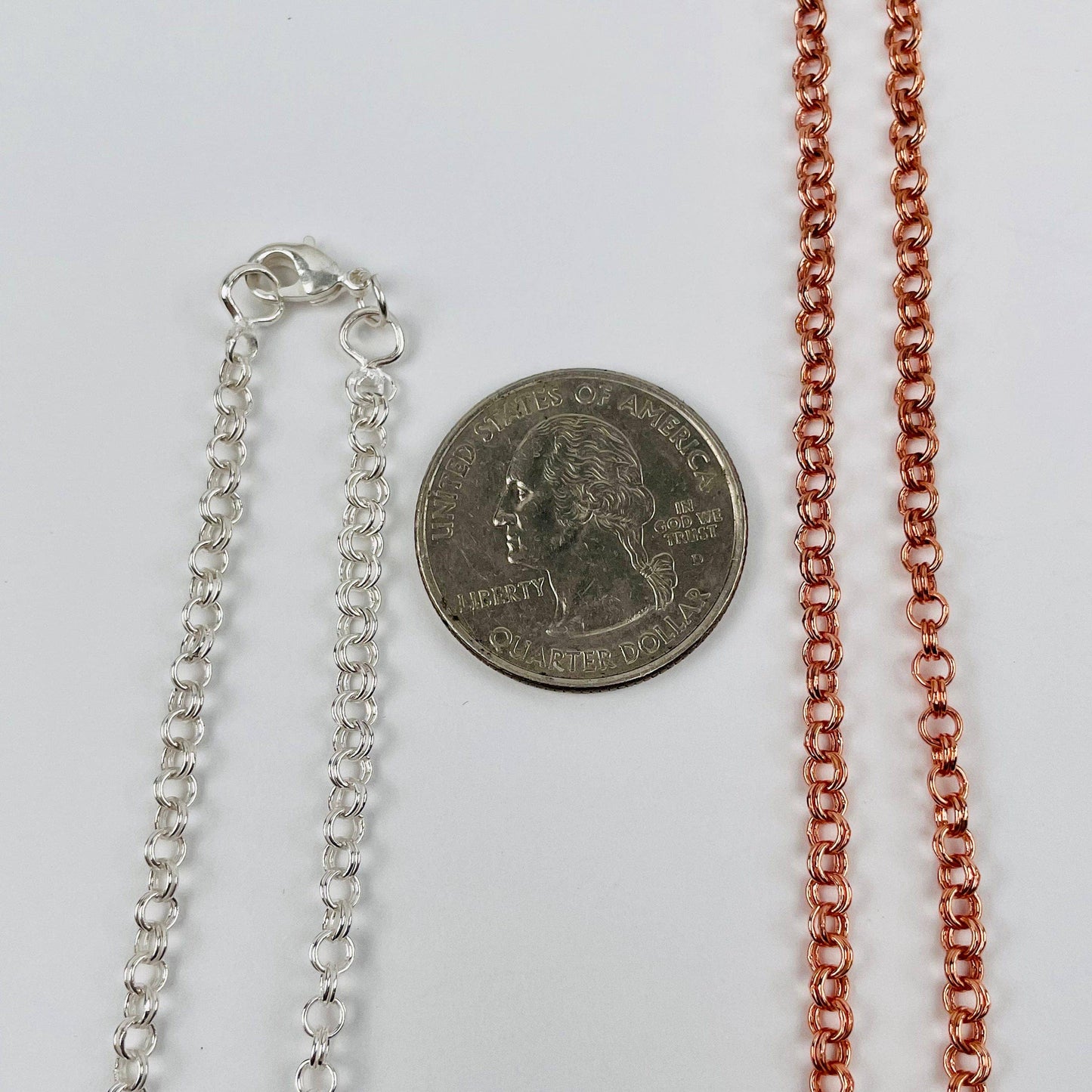Crystal Double Chain Necklace - You Select Style