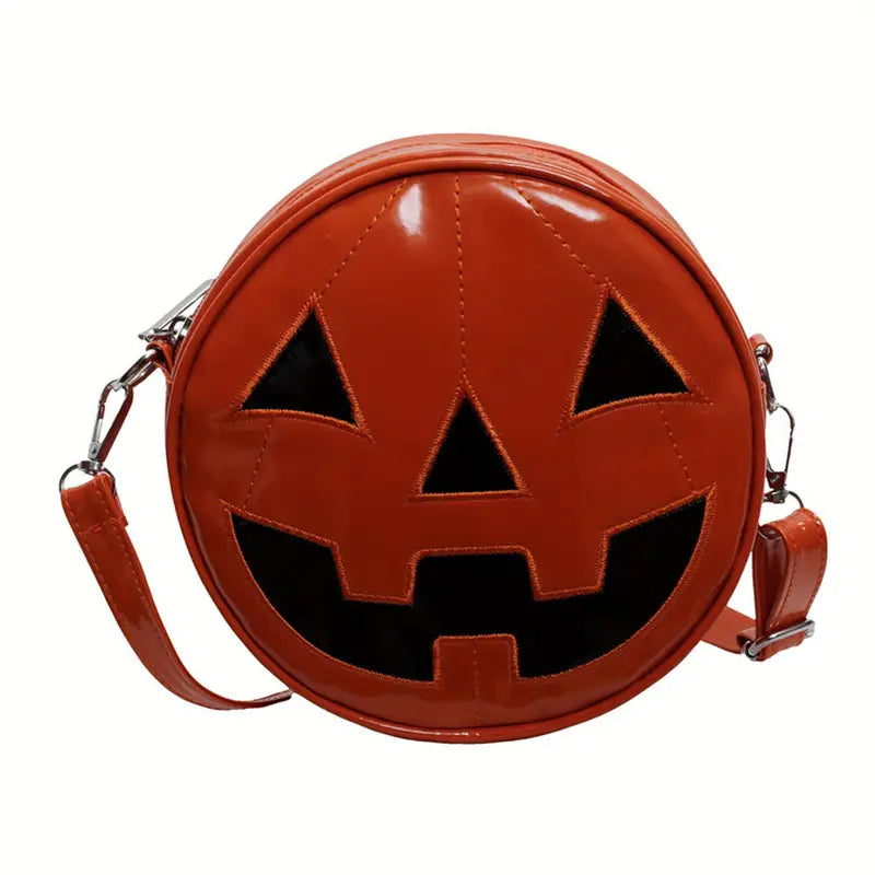 Pumpkin Face Crossbody Bag