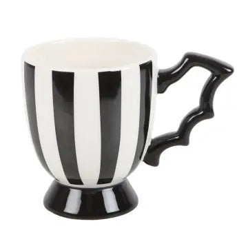 Gothic Striped Bat Wing Teacup image 1