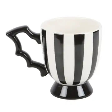 Gothic Striped Bat Wing Teacup image 2