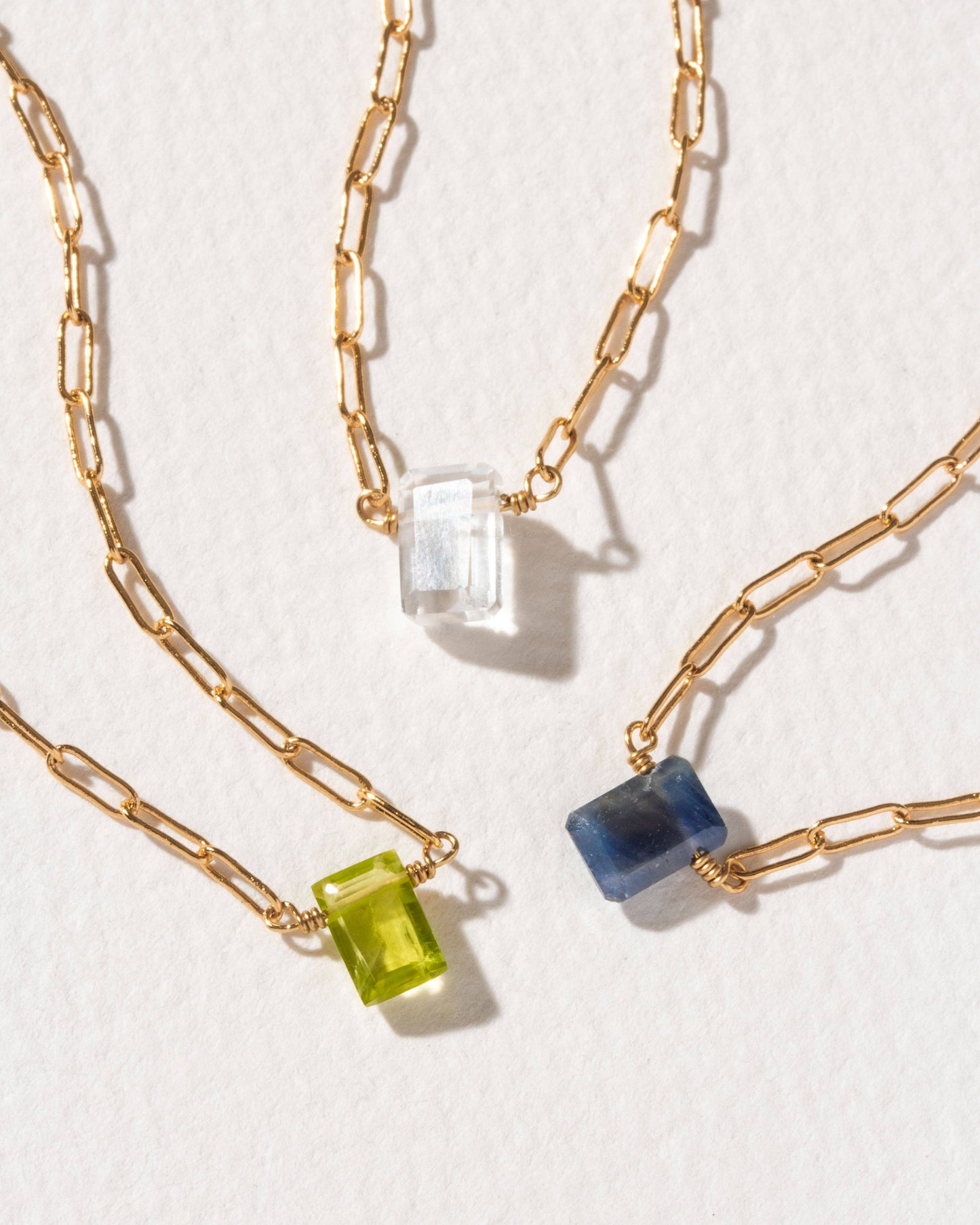 Prism Gems Birthstone Peridot Necklace - August