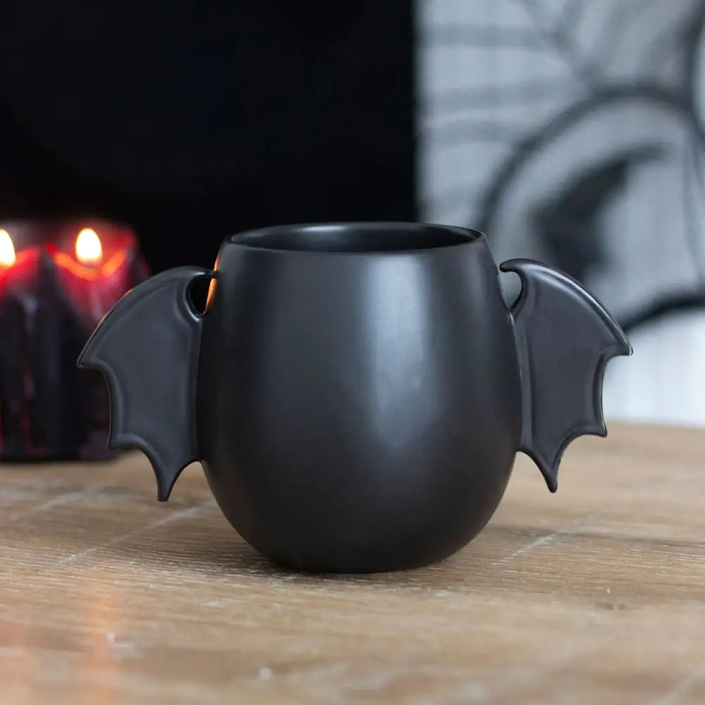 Gothic Bat Wing Rounded Mug image 0