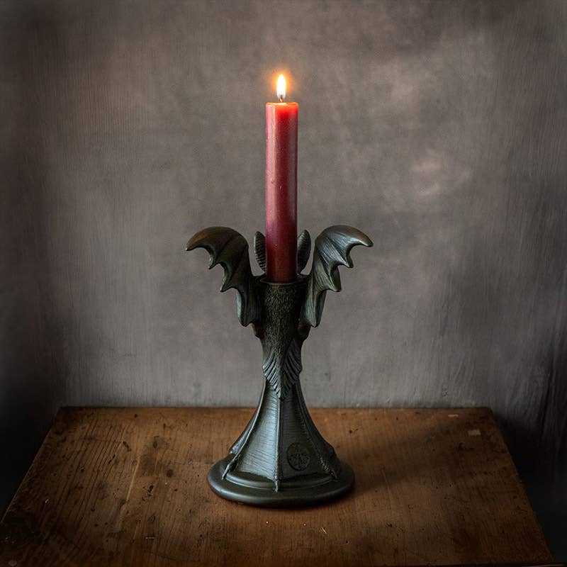 Vespertilio Haunted Mansion Bat Candle Holder