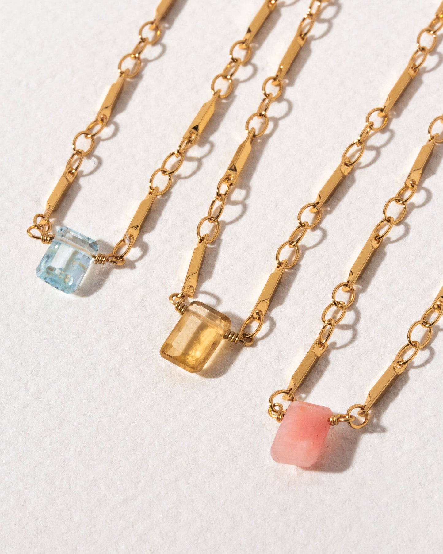 Prism Gems Birthstone Necklace - November