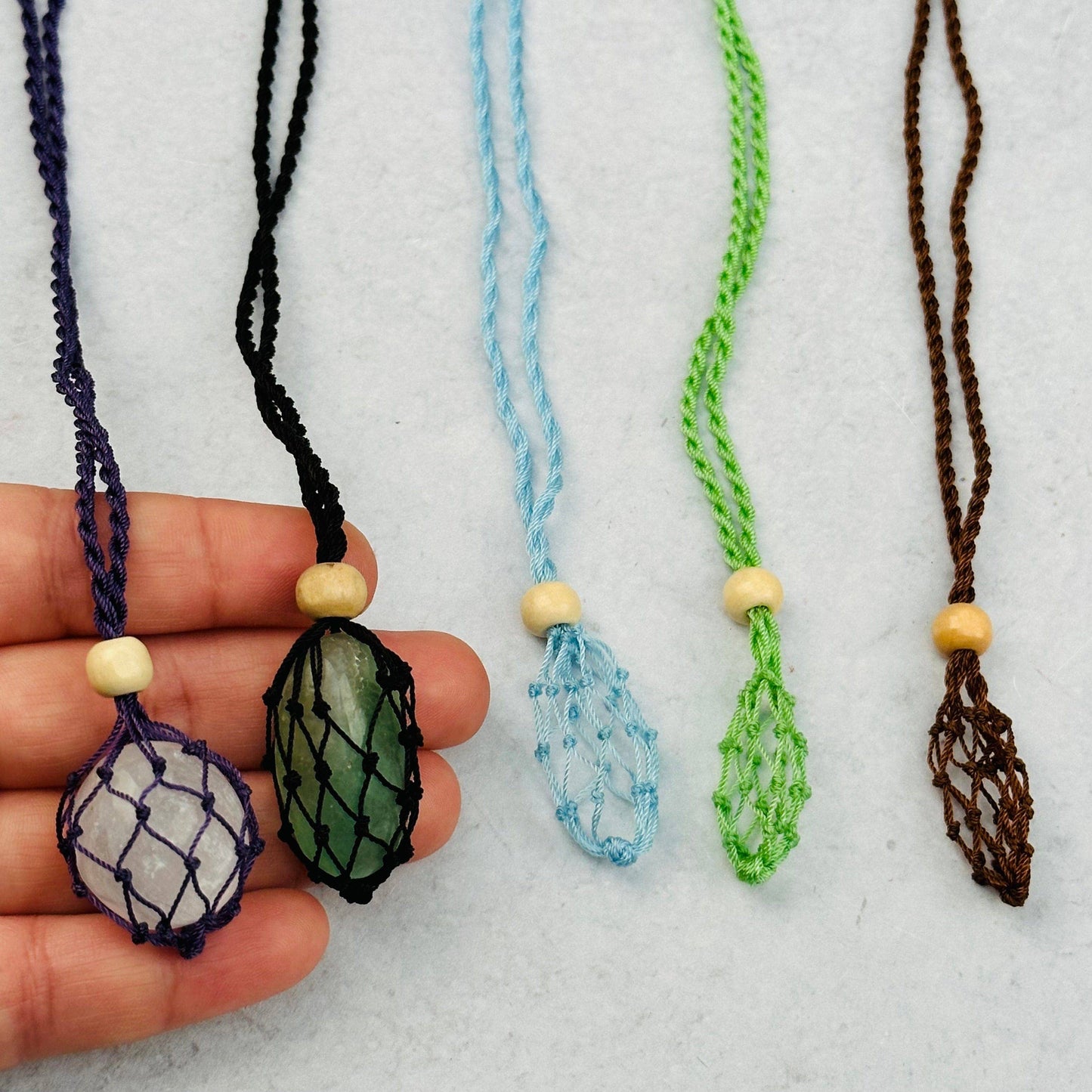 Crystal Holder Necklace - You Select Style -