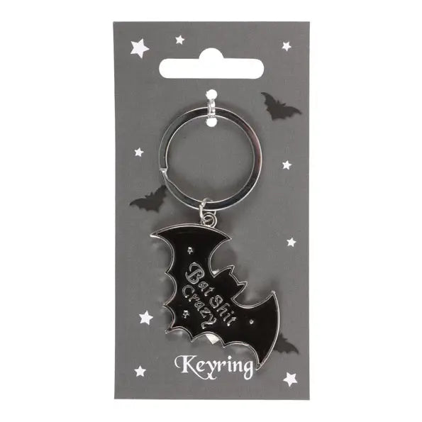 Bat Shit Crazy Keyring image 1
