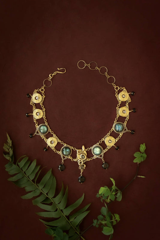 Rising Serpent Coin Collar