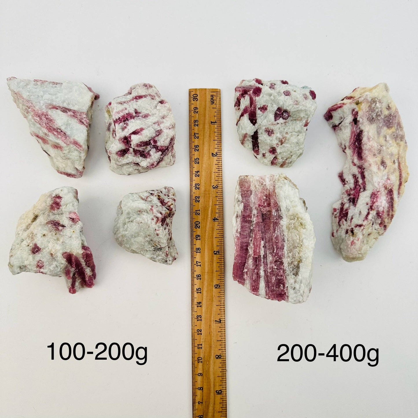 Natural Pink Tourmaline on Matrix Crystal Clusters