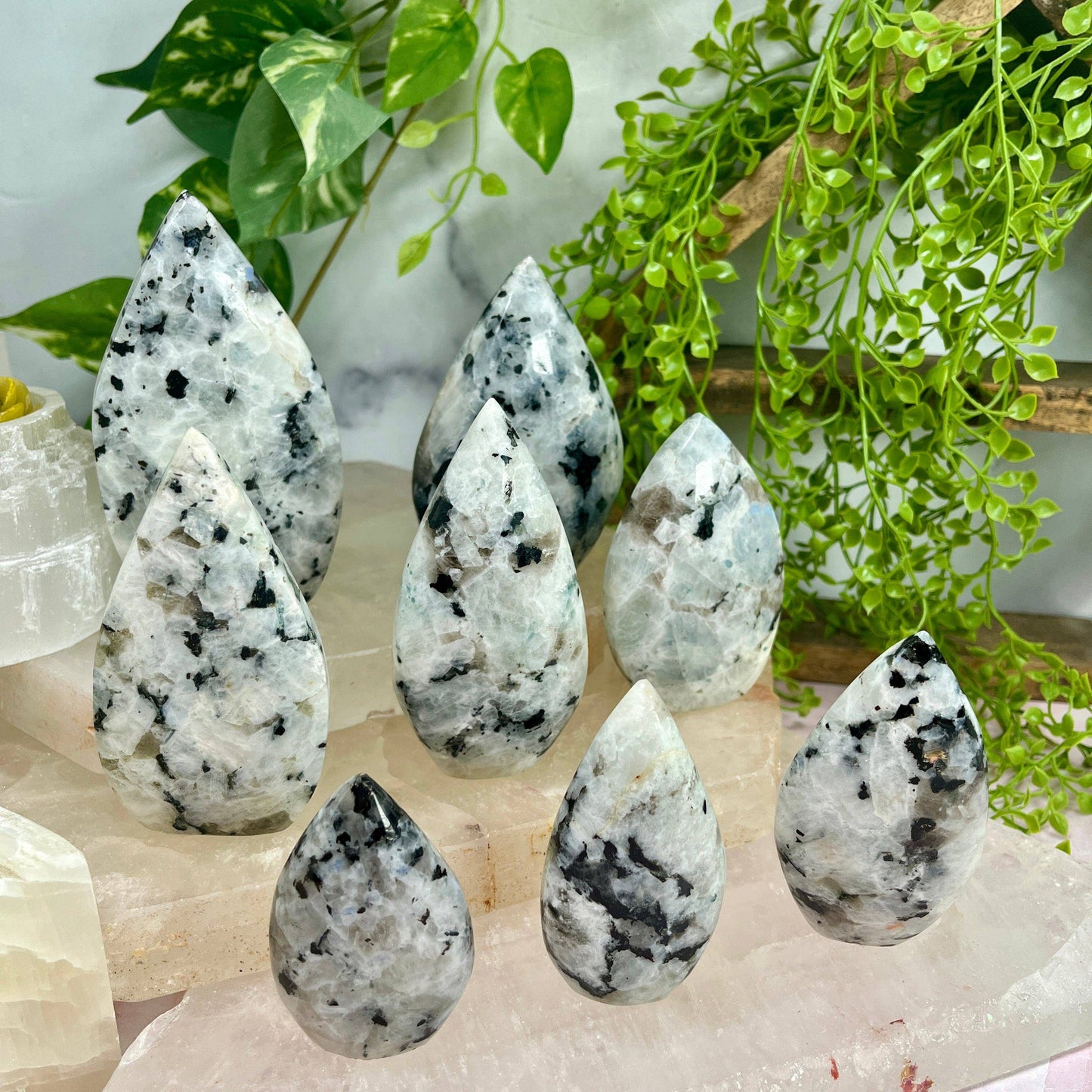 Moonstone Crystal Freeform Cut Base - By Weight