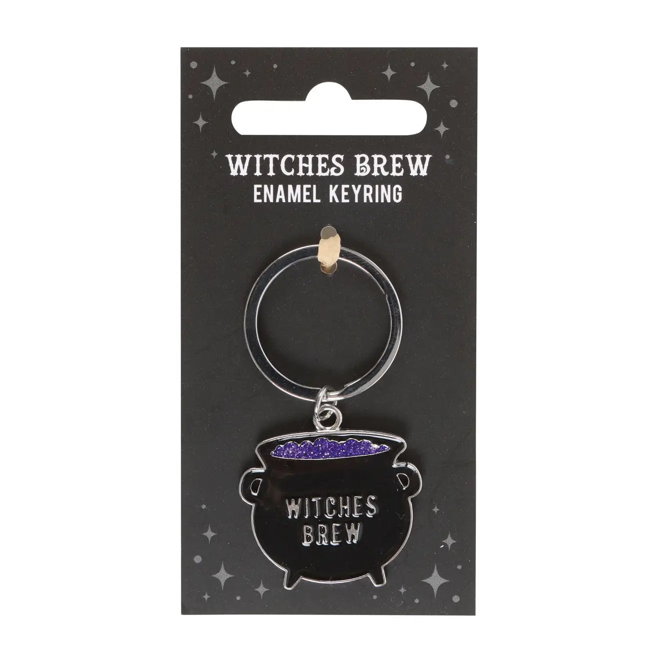 Gothic Witches Brew Cauldron Keyring image 2