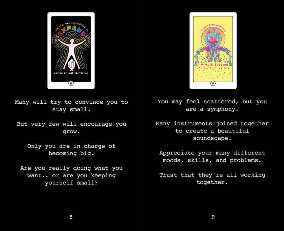 Rainbow Brainskull Oracle Deck by Ramin  Nazer