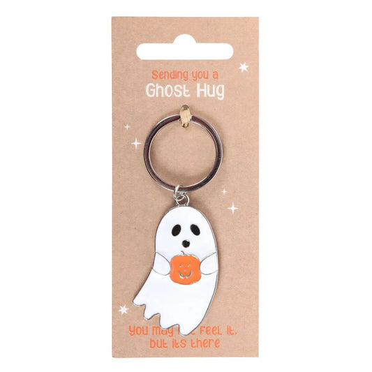 Ghost Hug Halloween Keyring image 0