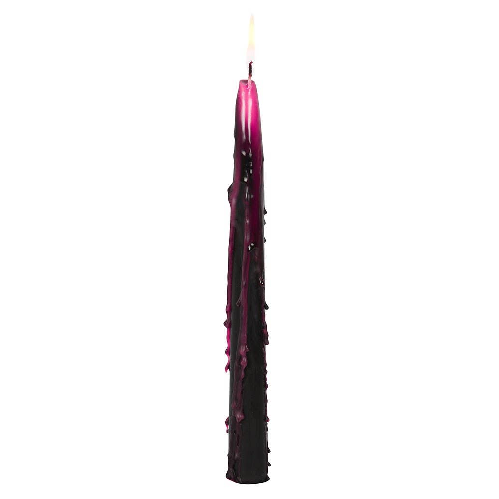 Pink Draculina Vampire Tears Tapered Candle 4PC
