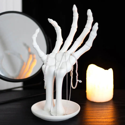 Gothic Halloween Skeleton Hand Jewellery Holder image 0