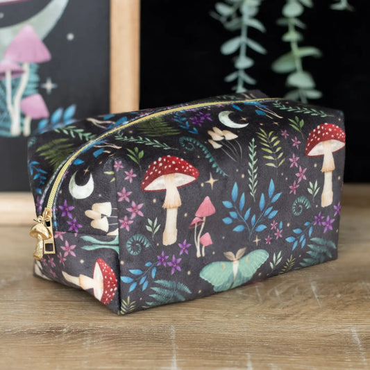 Dark Forest Print Makeup Bag image 0