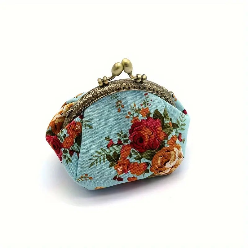 Vintage Floral Coin Purse