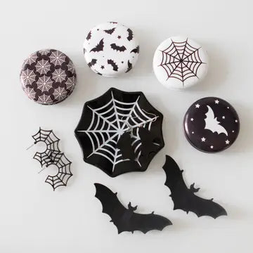 Gothic Bat and Spiderweb Compact Mirrors image 0