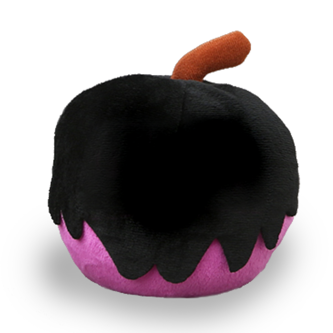 6" Halloween Plush - Poison Skull Apple