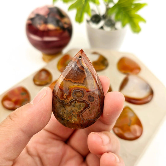 Carnelian Teardrop Crystal Pendant - You Choose