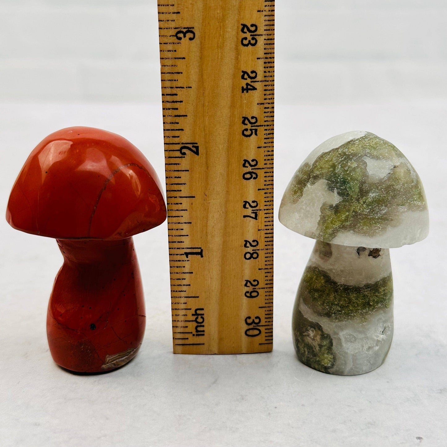 Crystal Gemstone Mushrooms Carving - You Choose Stone
