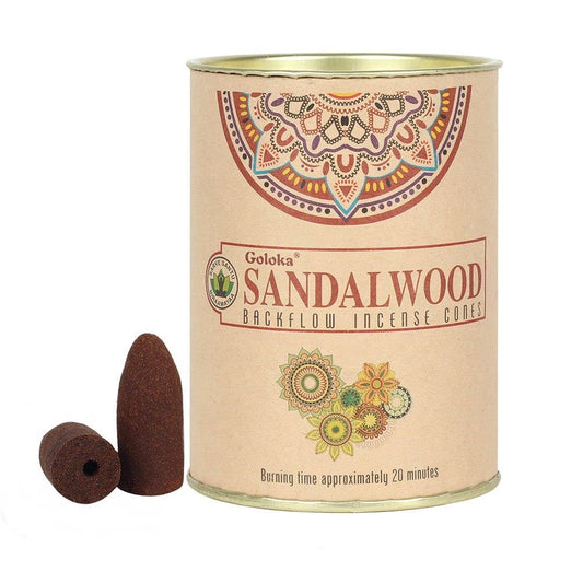 Goloka Sandalwood Backflow Cones