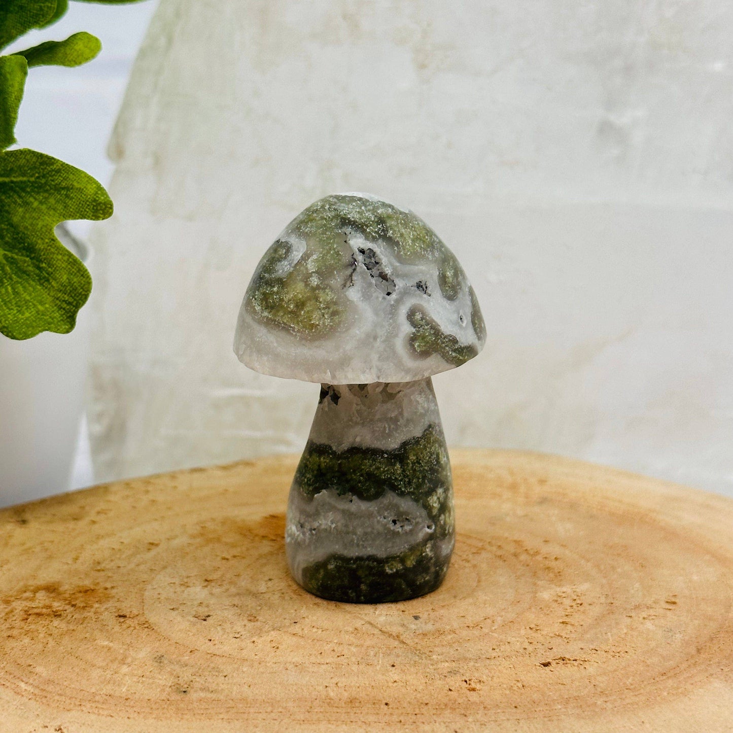 Crystal Gemstone Mushrooms Carving - You Choose Stone