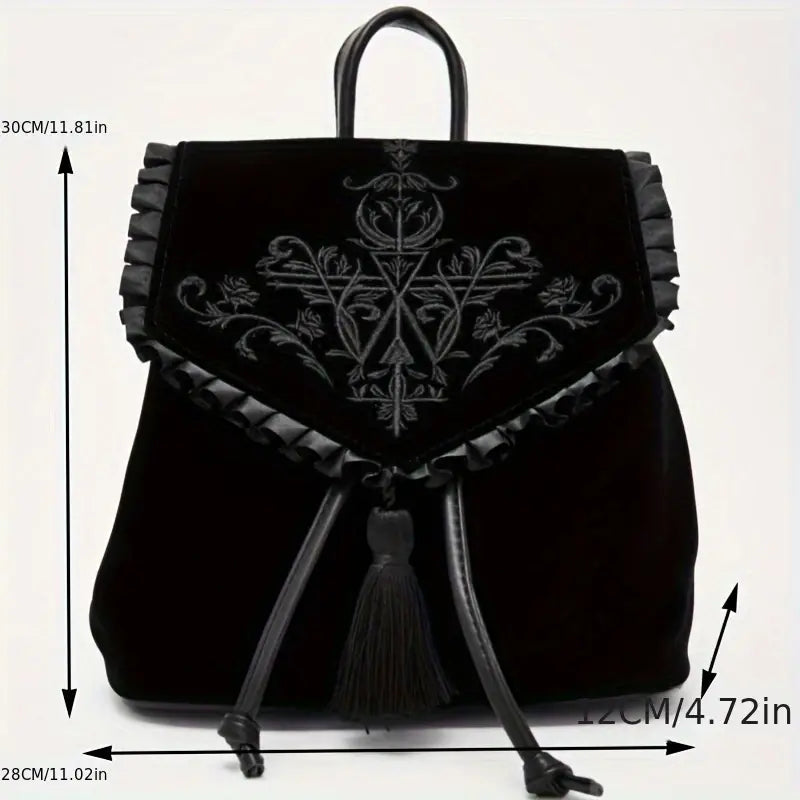 Witchy Velvet Backpack