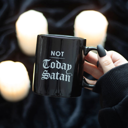 Gothic Not Today Satan Mug image 0
